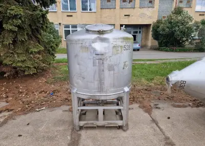1000 litrů nerezový vertikální skladovací zásobník