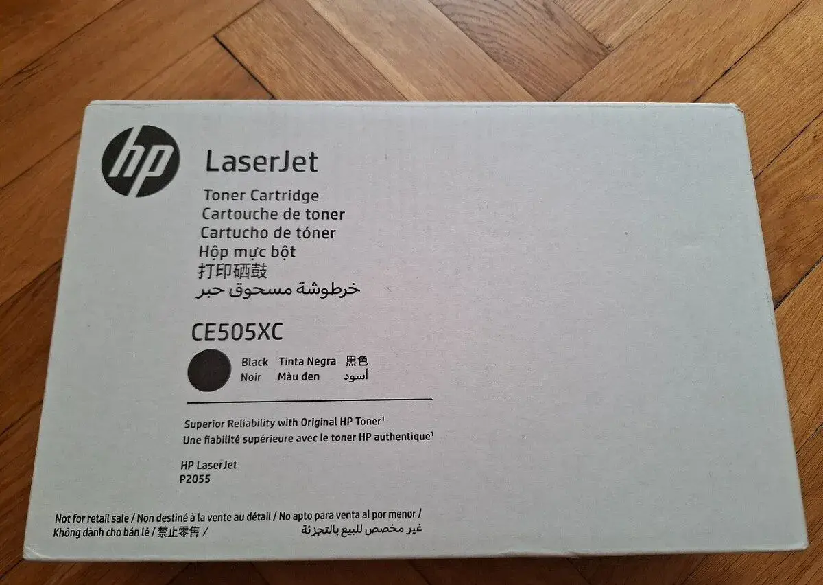HP CE505X Toner cartridge - originál