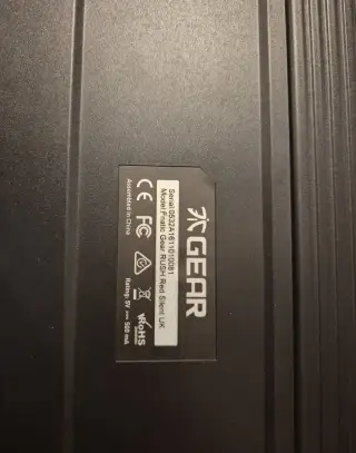 Klávesnice Gear RUSH Red Silent UK