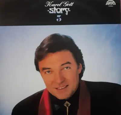 LP Karel Gott - STORY 3 (dvojalbum) + plakát + leták