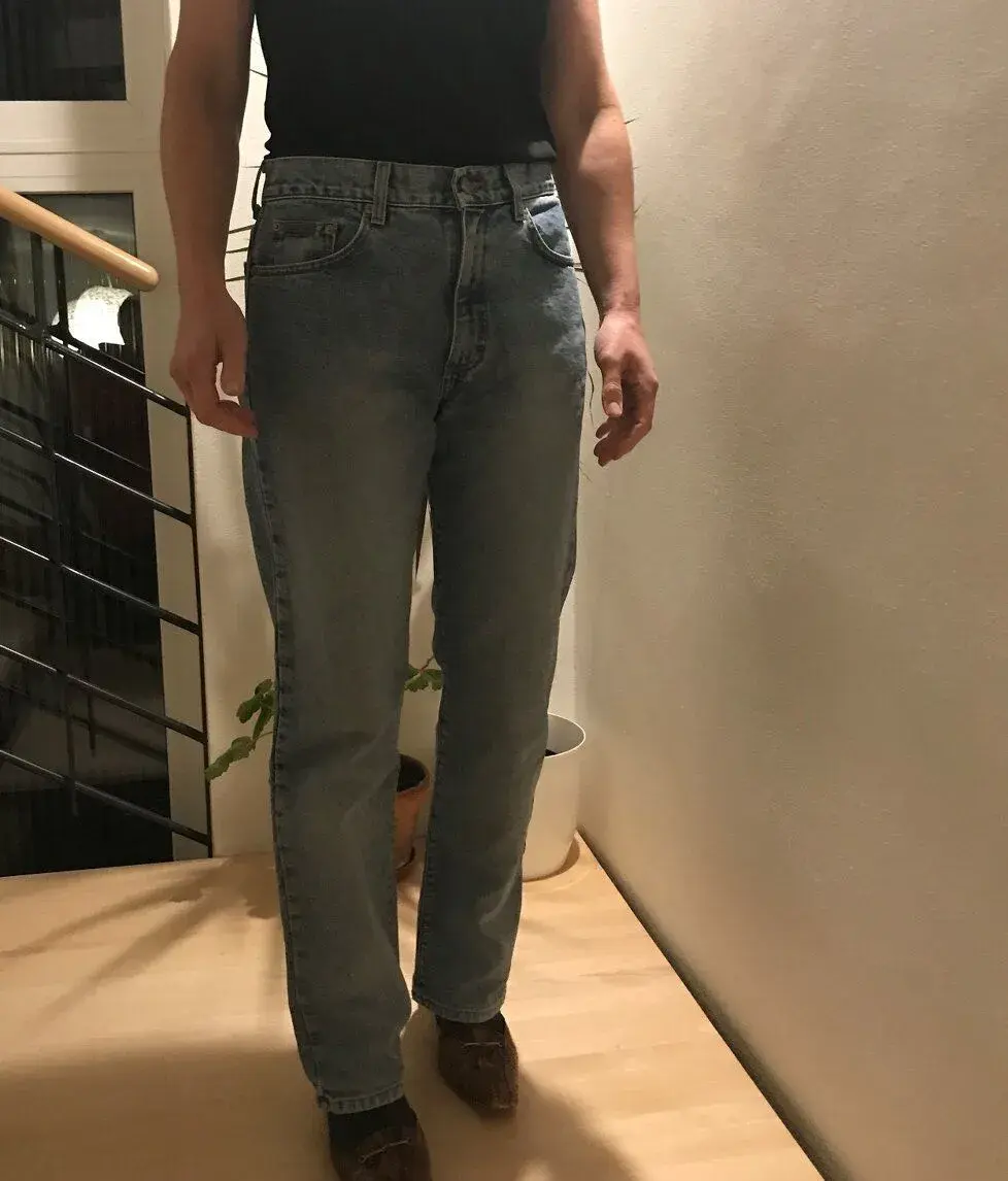 Džíny Calvin Klein - vyšší pas, mom jeans