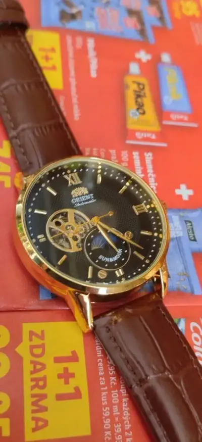 hodinky ORIENT AUTOMATIK OPEN HEART DAY/MOON