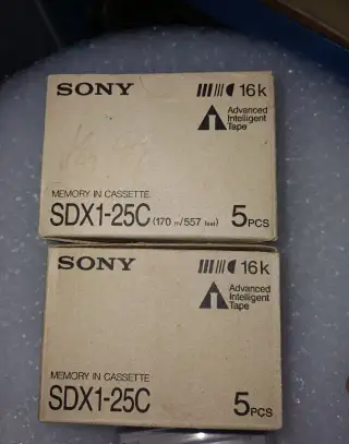 Kazety SONY SDX1-25C 10ks