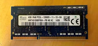 RAM SK Hynix DDR3 4GB 1600MHz PC3L-12800S Single Rank SODIMM