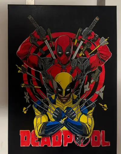 Obraz Deadpool&Wolverine 50x70cm