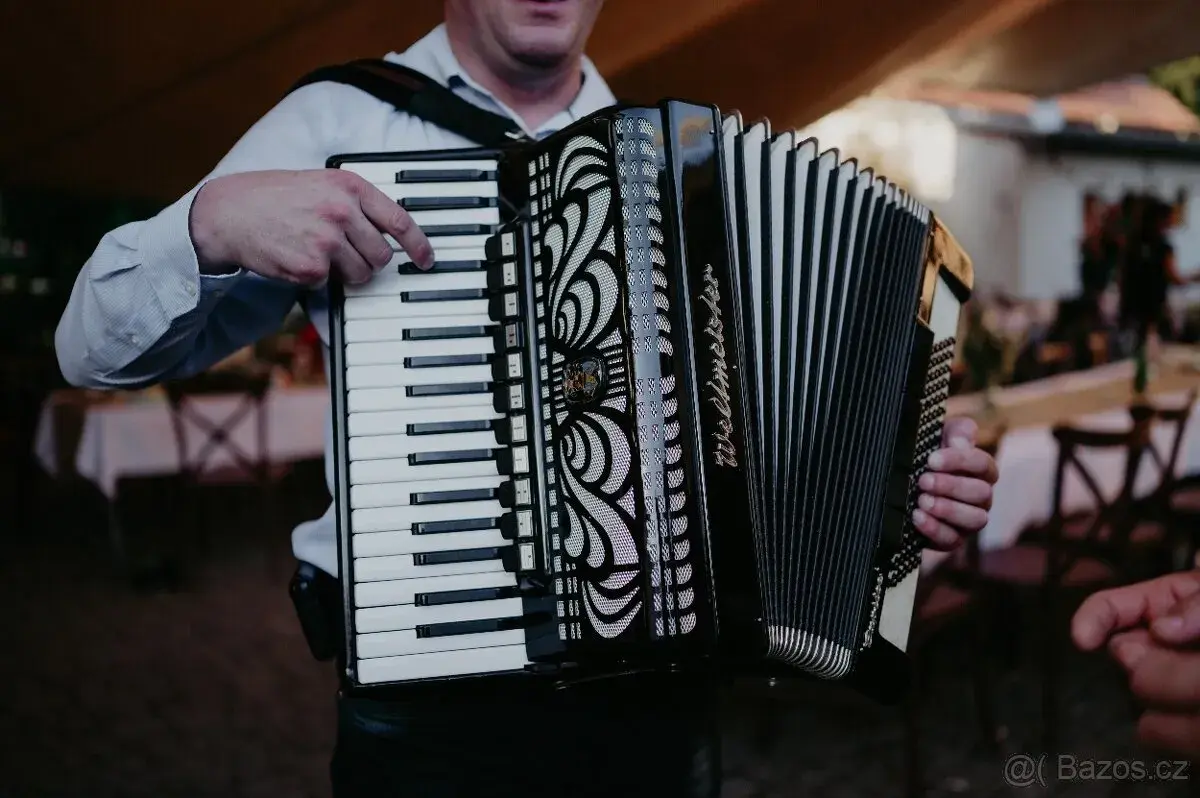 Harmonika na svatbu, oslavu – živá hudba, lidovky, akordeon