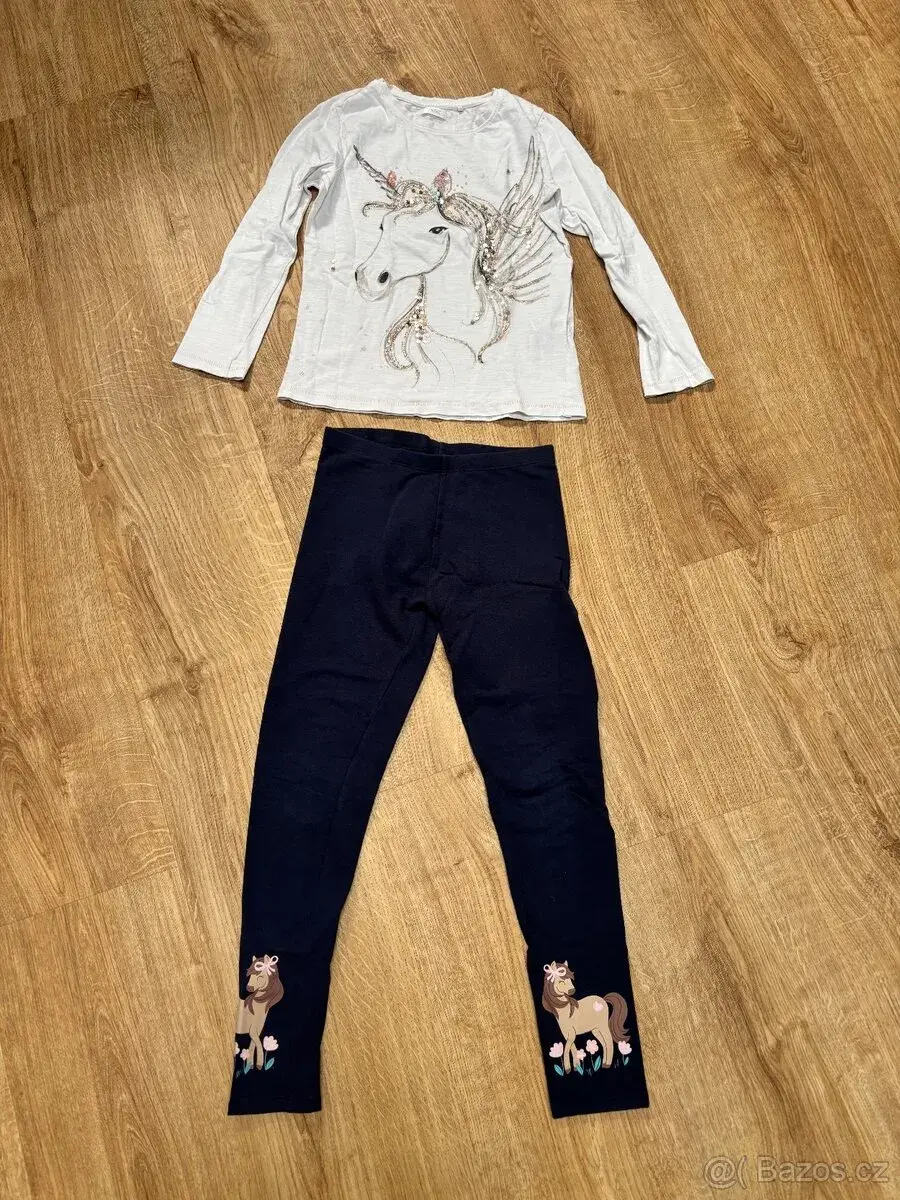 Set oblečení s koníkem, vel. 7-9 let