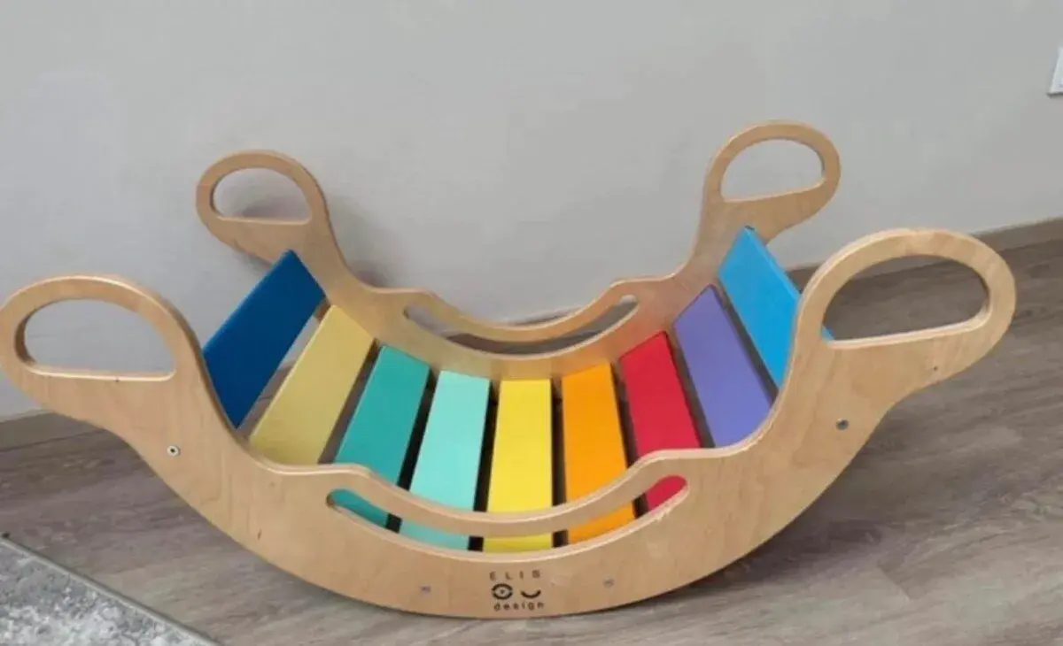 Montessori houpačka 6v1 smile fresh Elis Design