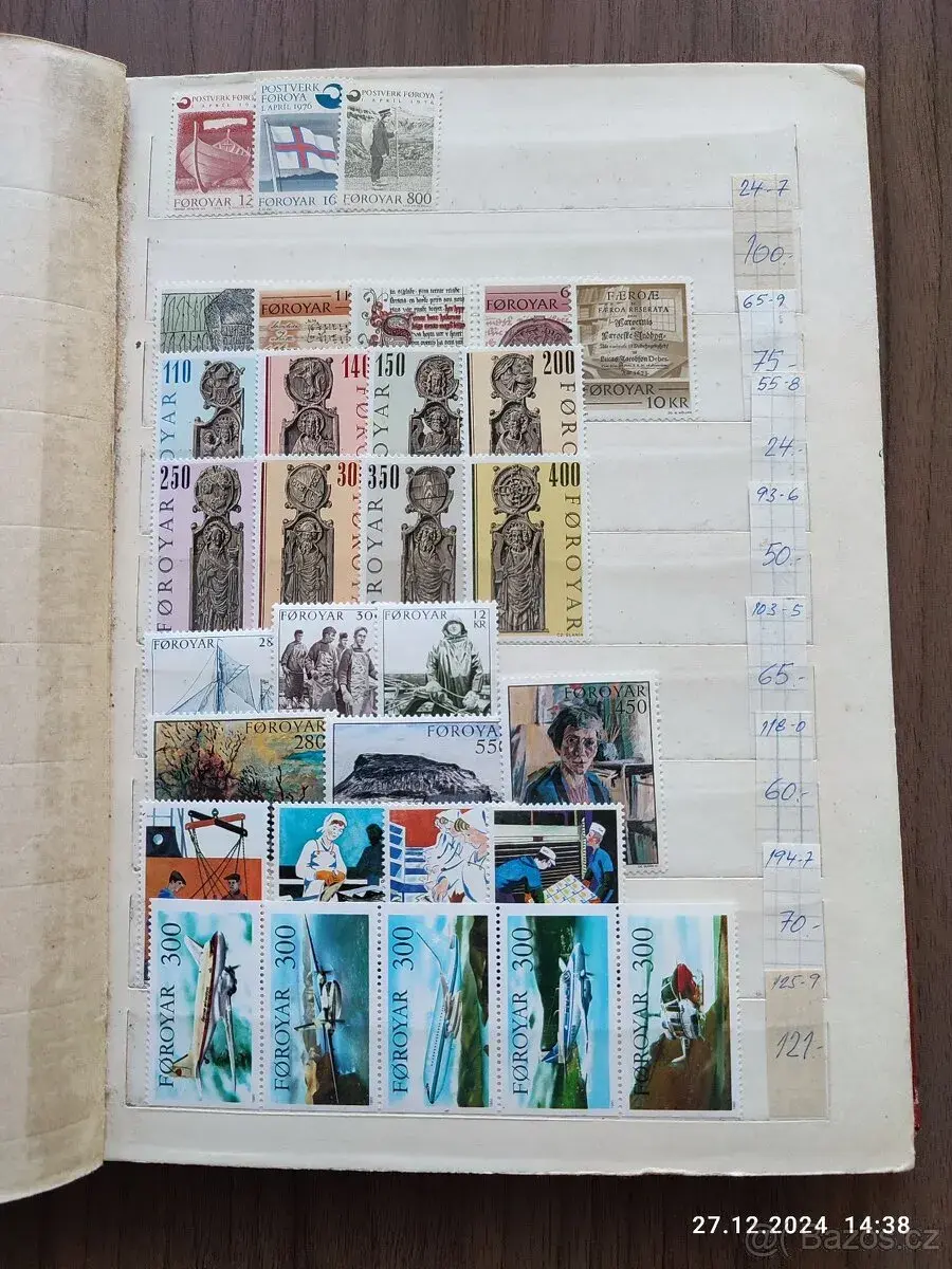 Filatelie -71 Skandinávie