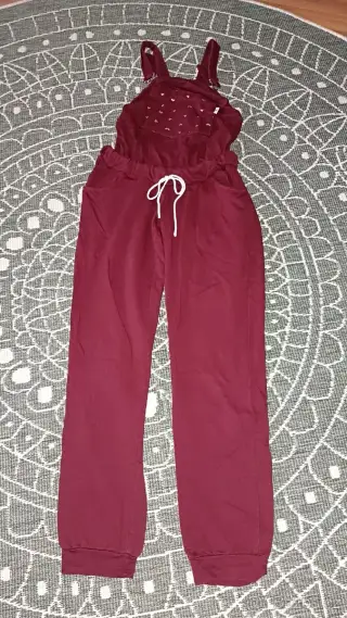 Těhotenské teplákové lacláče,zahradníky 38/40