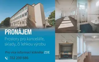 Prostory (540 m2) pro kanceláře / sklady / lehkou výrobu