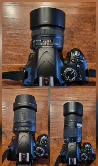Fotoaparát Nikon D5100, 3 objektivy, příslušenství