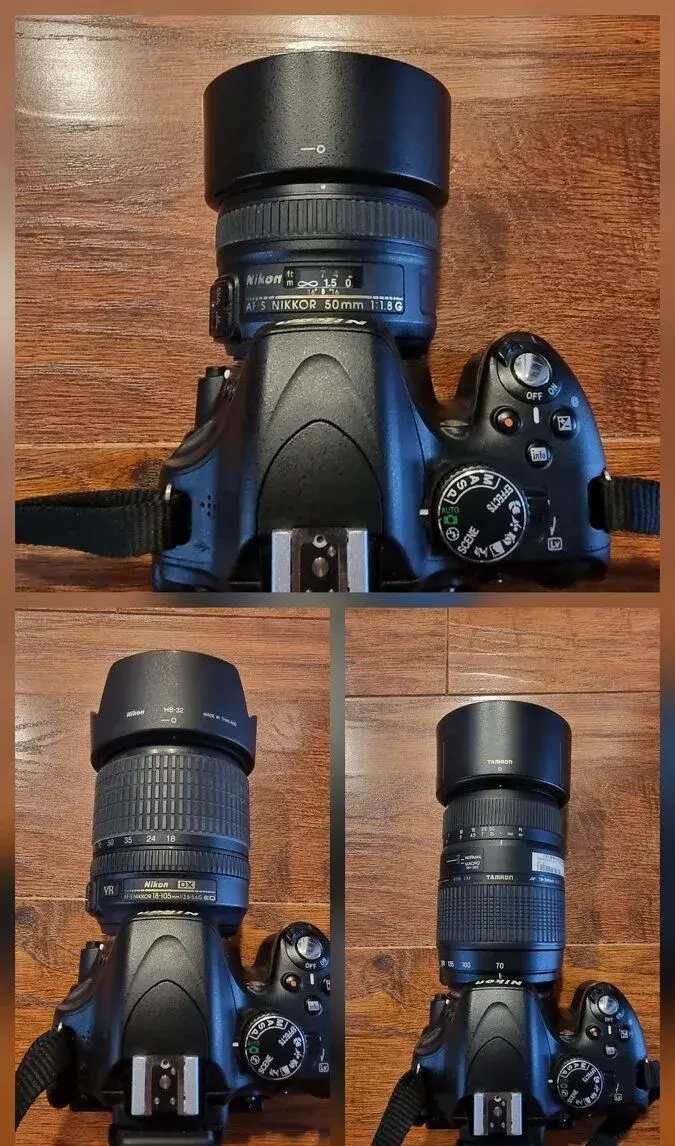 Fotoaparát Nikon D5100, 3 objektivy, příslušenství