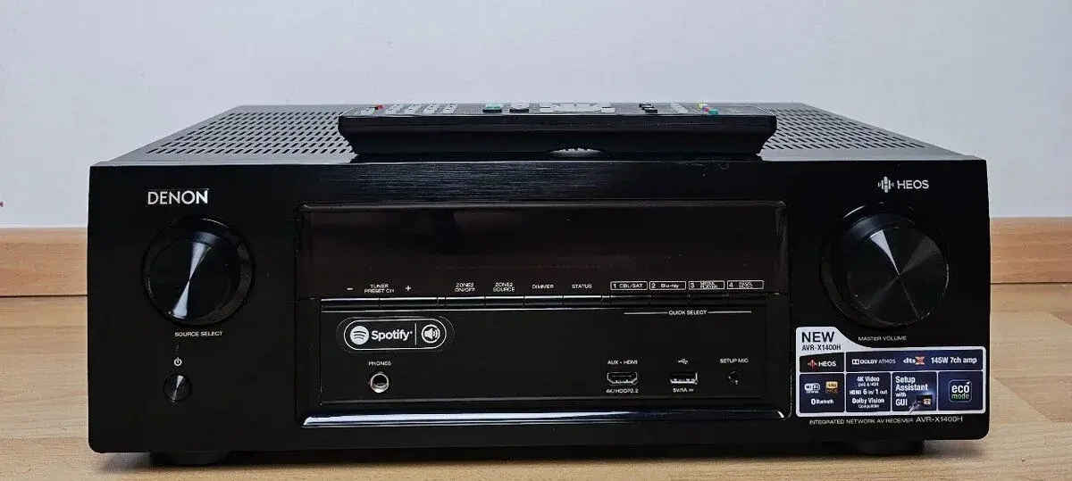DENON AVR-X1400H / AirPlay Bluetooth Spotify Wi-Fi