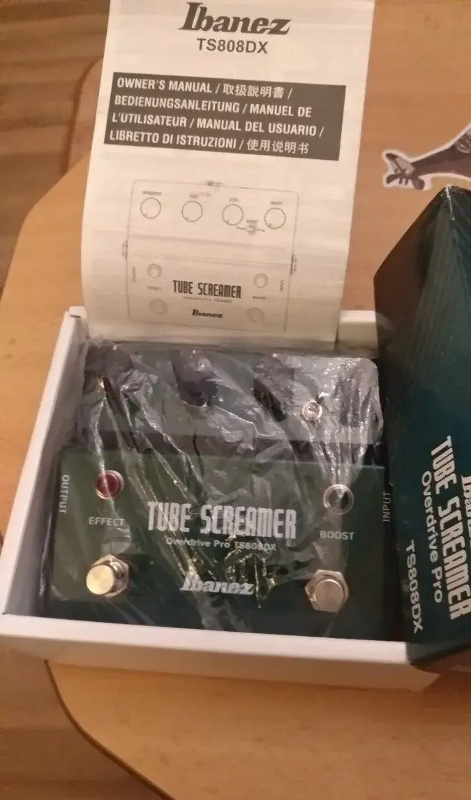Kytarový efekt IBANEZ TUBE SCREAMER TS 808 DX