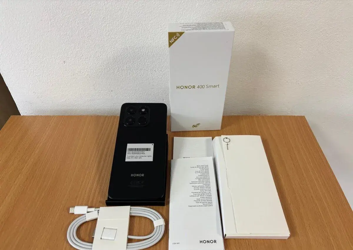 Mobil Honor 400 Smart 5G, 4/128 GB, NFC – černý, nový