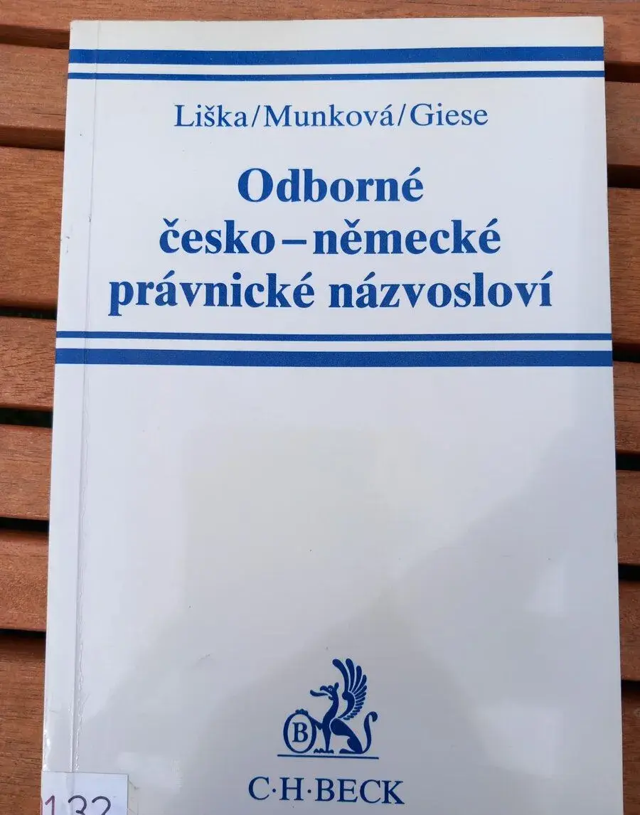 Odborné česko-německé právnické názvosloví