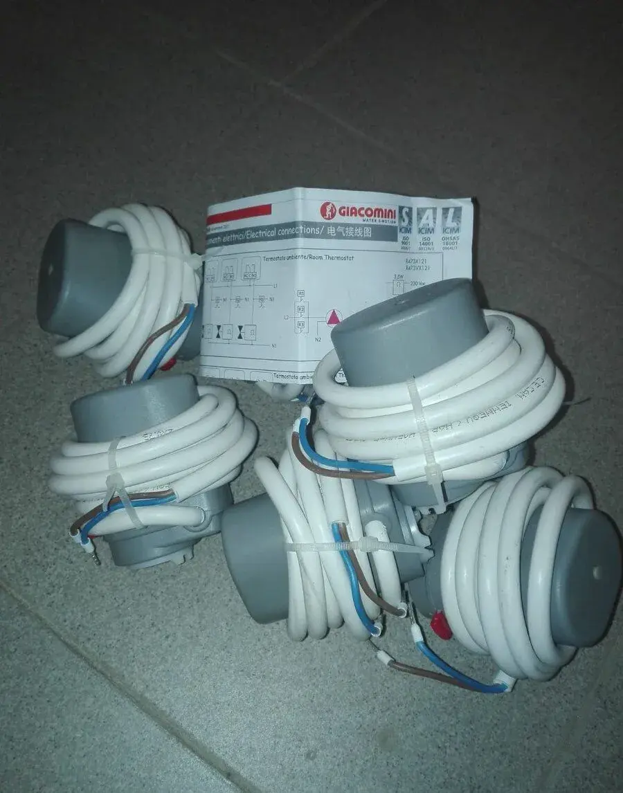Termoelektronické hlavice GIACOMINI