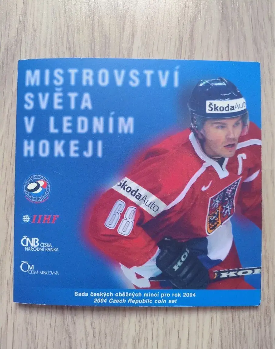 Sada oběžných mincí 2004 – MS v ledním hokeji (Jágr)