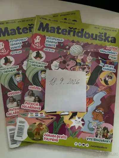 Mirakulum vstupenky s časopisem Mateřídouška