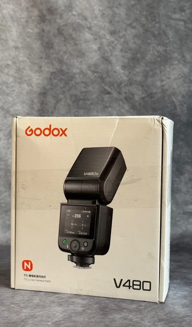 Godox V480N TTL Li-Ion blesk pro Nikon – originál, kompletní