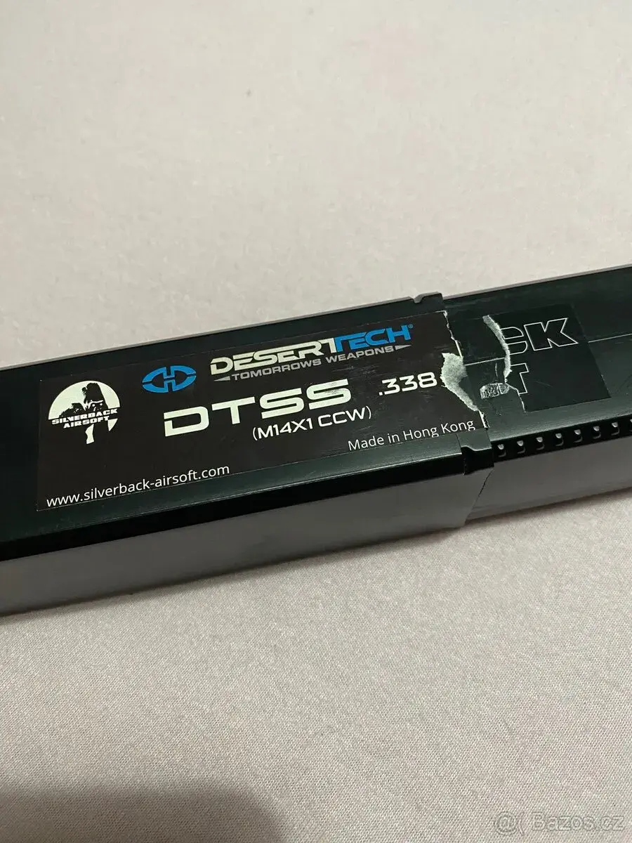 Kovový tlumič SRS QD DTSS, M14x1 levotočivý