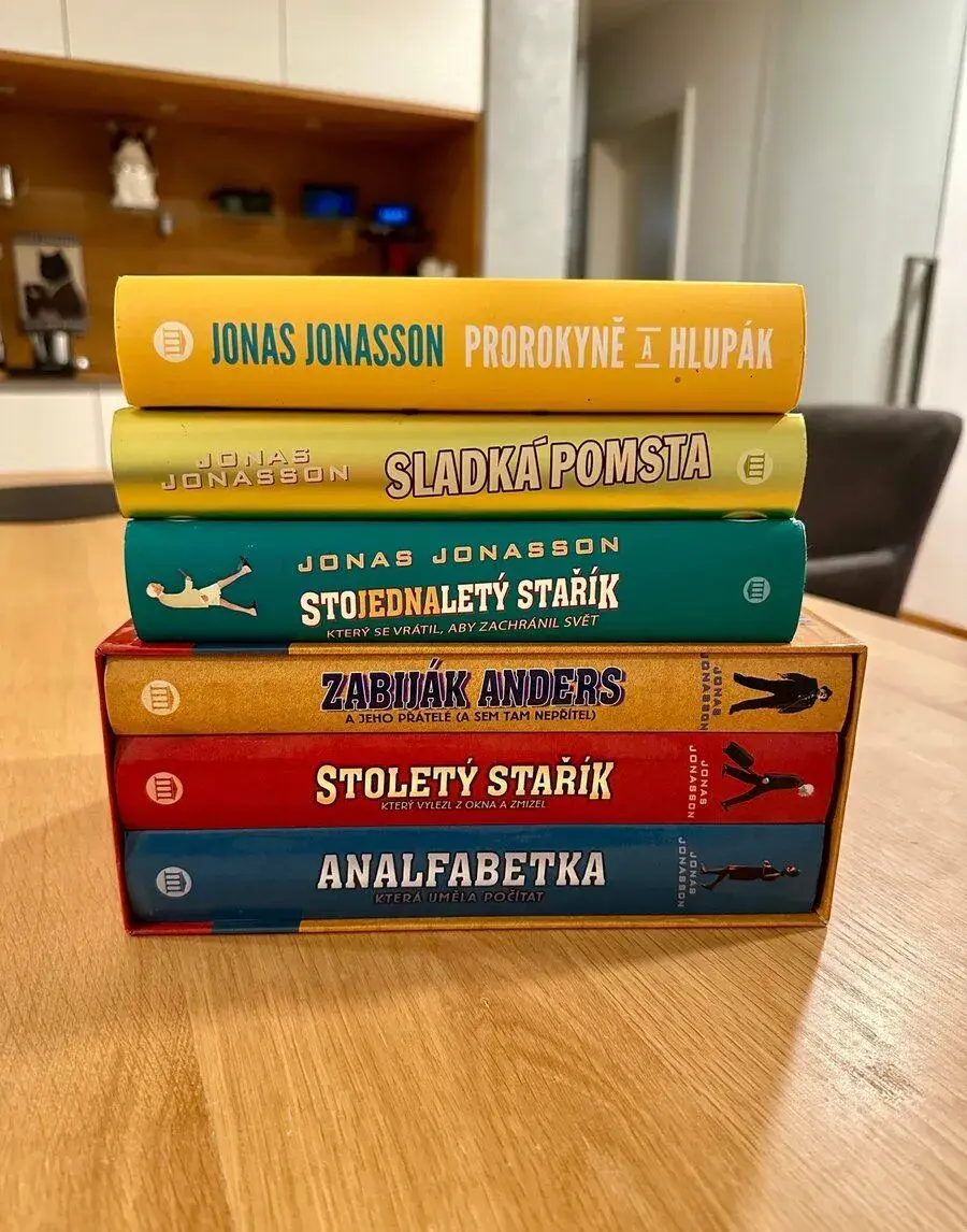 Sada knih – Jonas Jonasson (6 knih včetně dárkového boxu)
