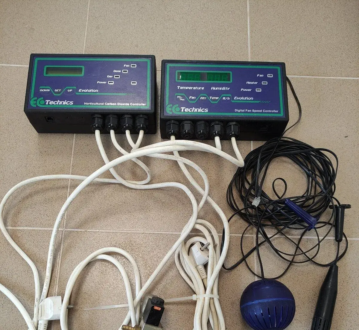Ecotechnics set teplota/vlhkost/Co2 obohacování