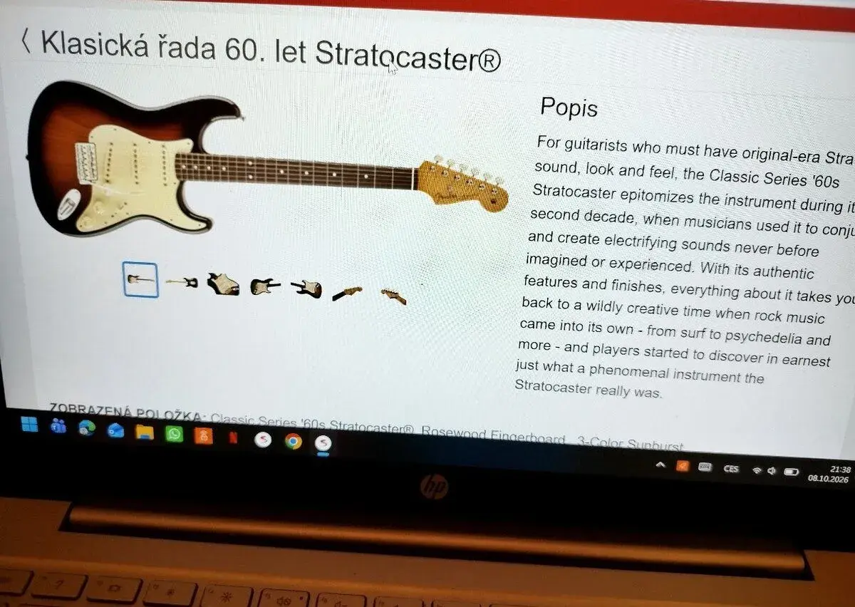 Fender Classic Series '60s Stratocaster (Mexiko) 2007.