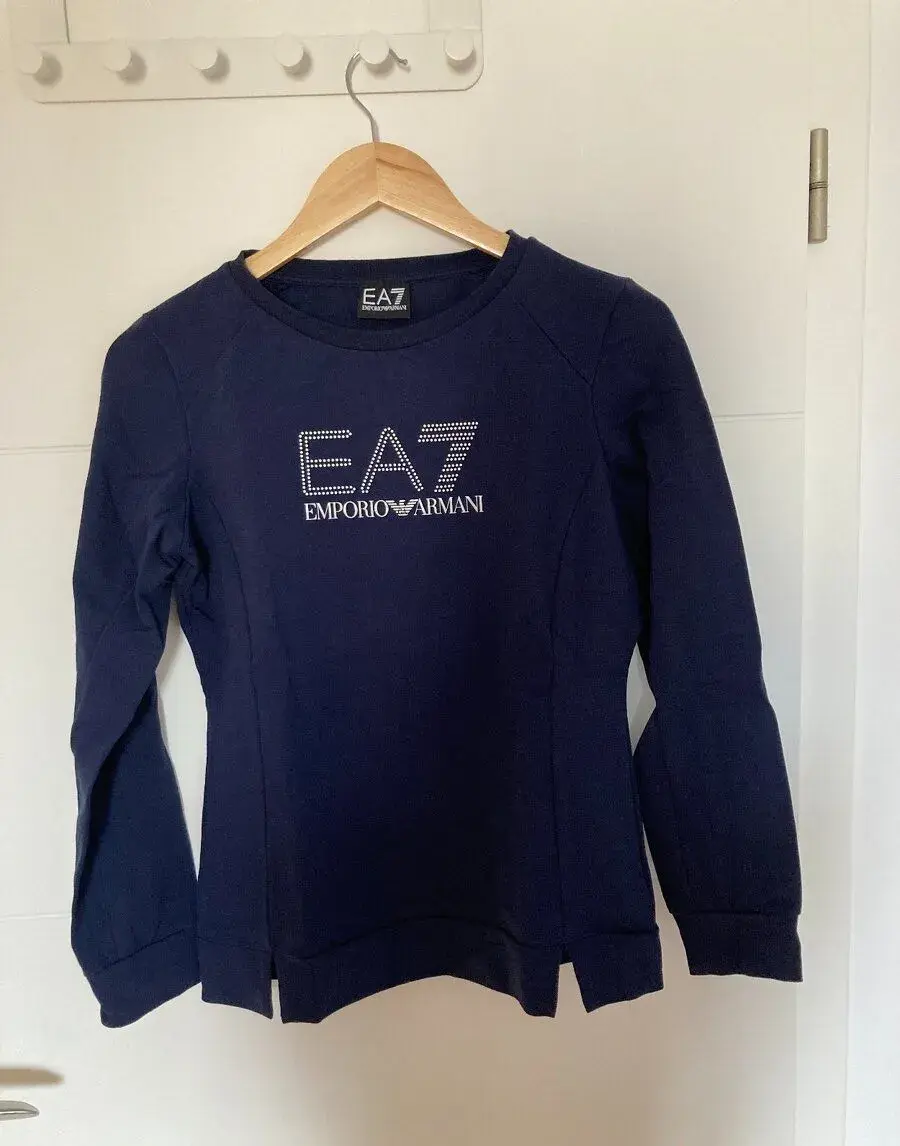 Originál Dámská mikina EA7 Emporio Armani, vel. XS, modrá