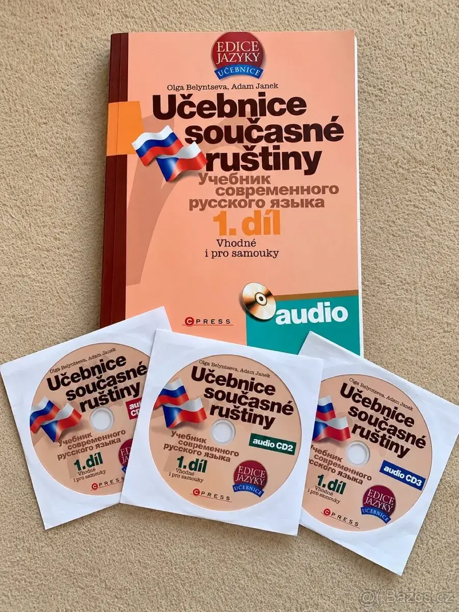 Učebnice současné ruštiny 1. díl + 3 audio CD