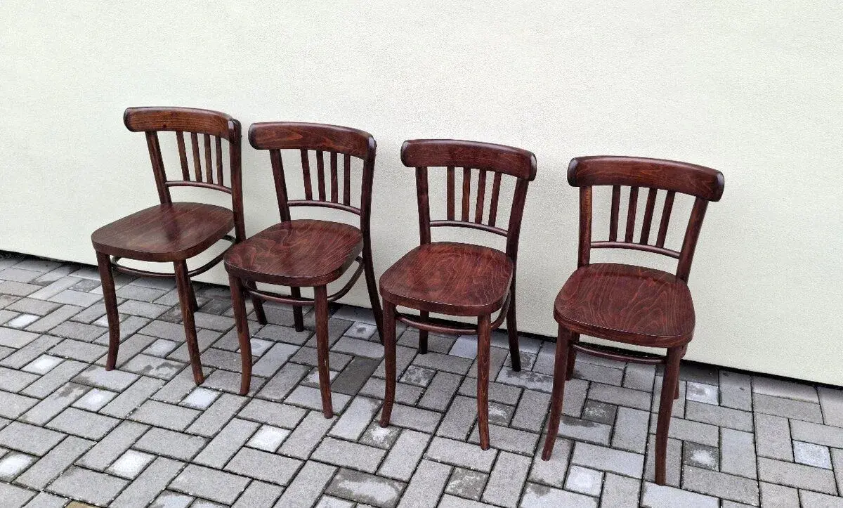 Židle THONET po renovaci 4ks