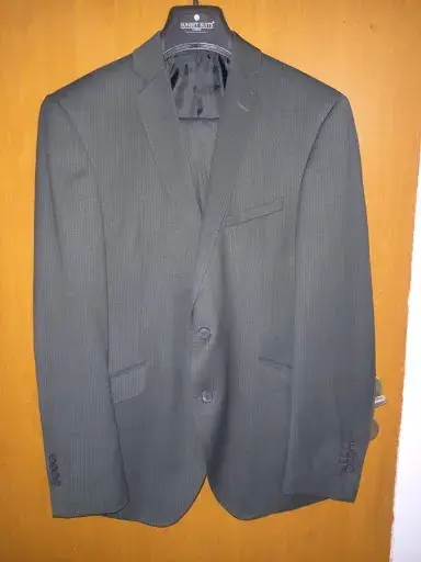 Pánský oblek SUNSET SUITS s jemným proužkem (vel. 176/100/86