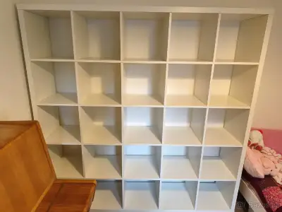 Regál, policový díl KALLAX 5x5