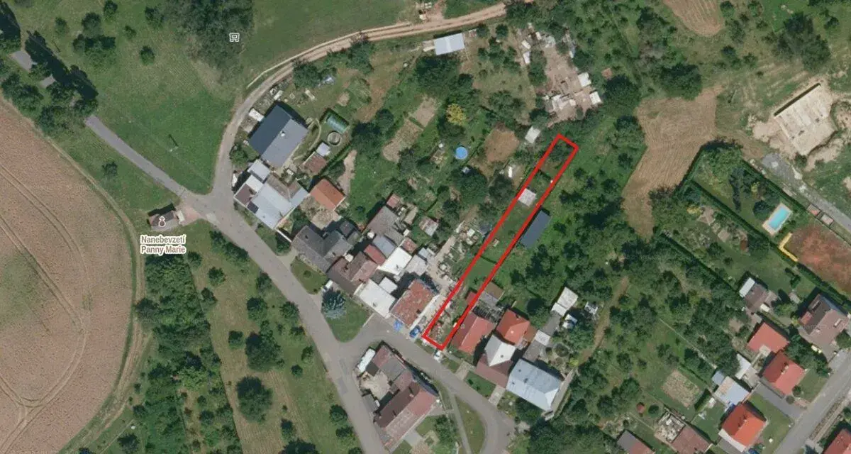 Prodej stavebního pozemku 875 m2, Pacetluky (Holešov)