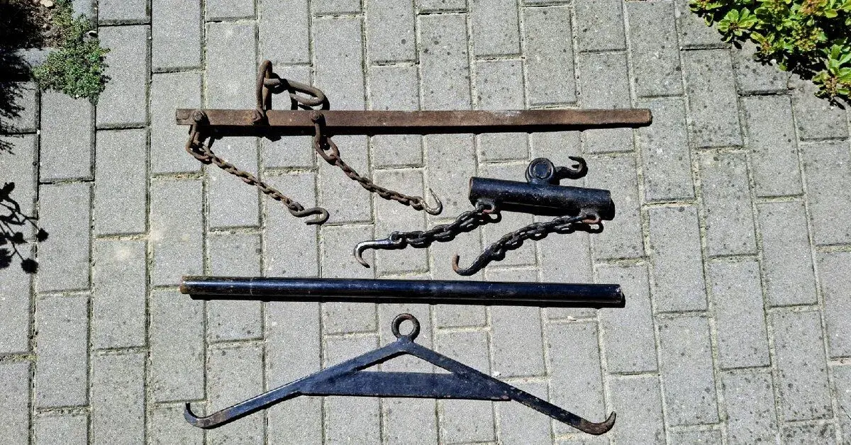 Zabíjačkové zvedáky na prase (2 ks) + rozporka