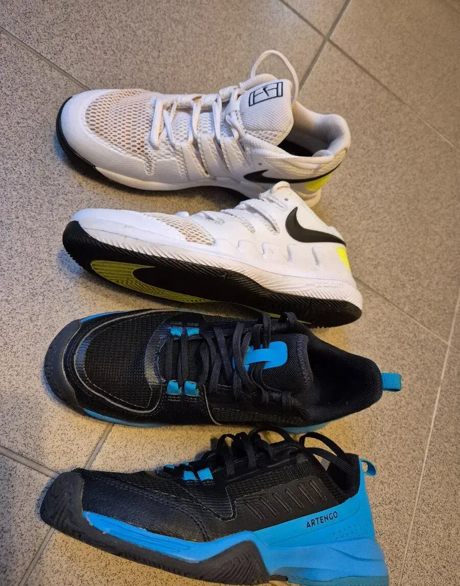Boty velikost EU 36 Artengo a EU 37,5 Nike