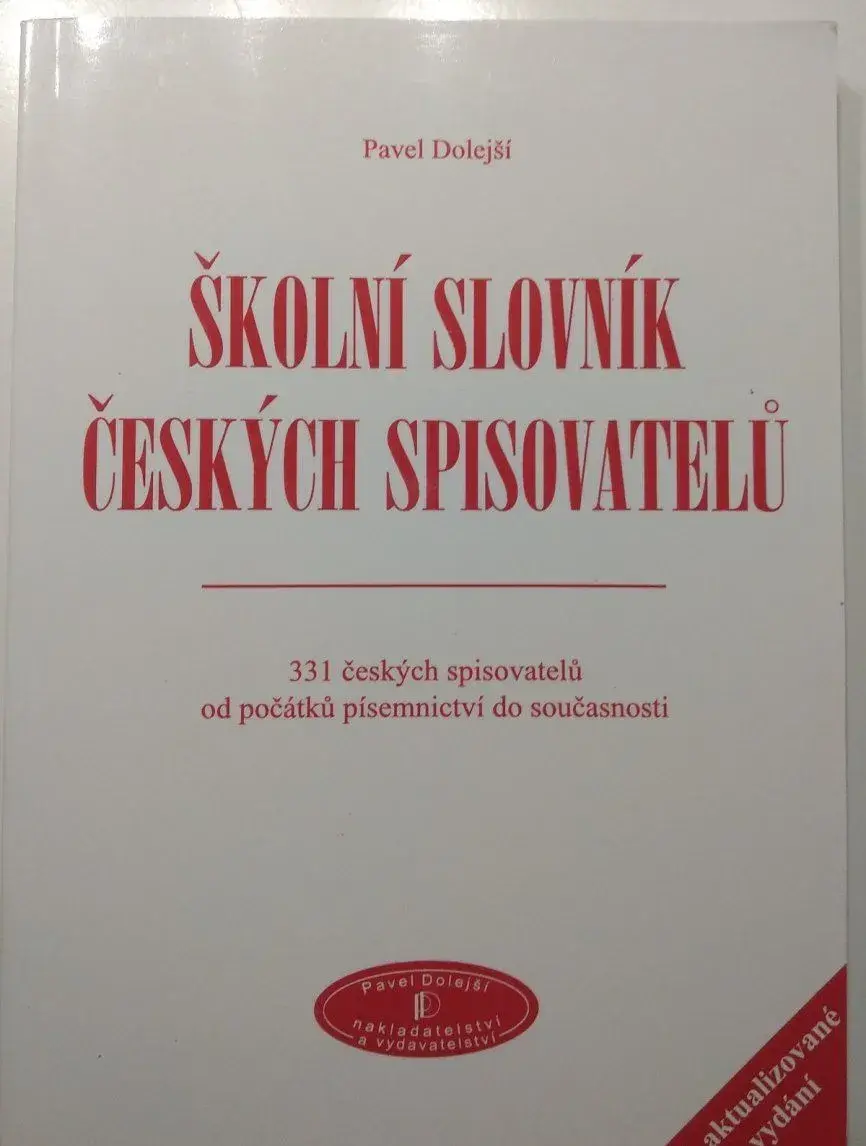Školní slovník českých spisovatelů - 6. vydání