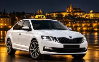 Vozidla taxi BOLT, UBER, LIFTAGO