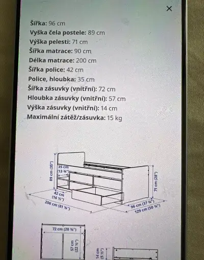 Dětská postel SLÄKT