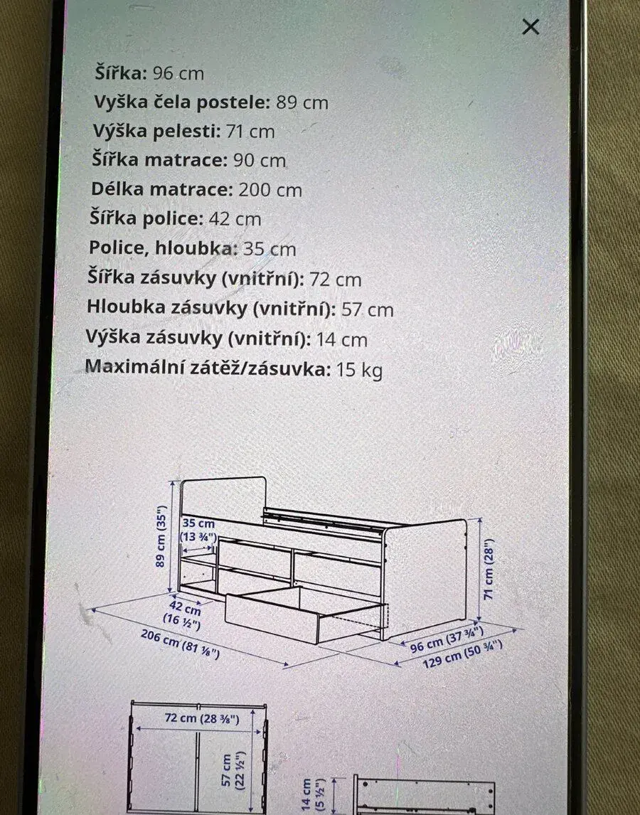 Dětská postel SLÄKT