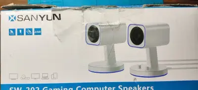 Sanyun SW-202 White Bluetooth 5.2 USB reproduktory 2.0