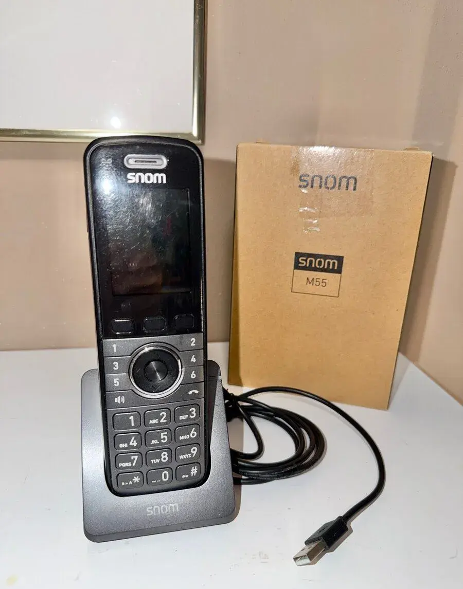 Bezdrátové IP DECT sluchátko Snom M55 zánovní