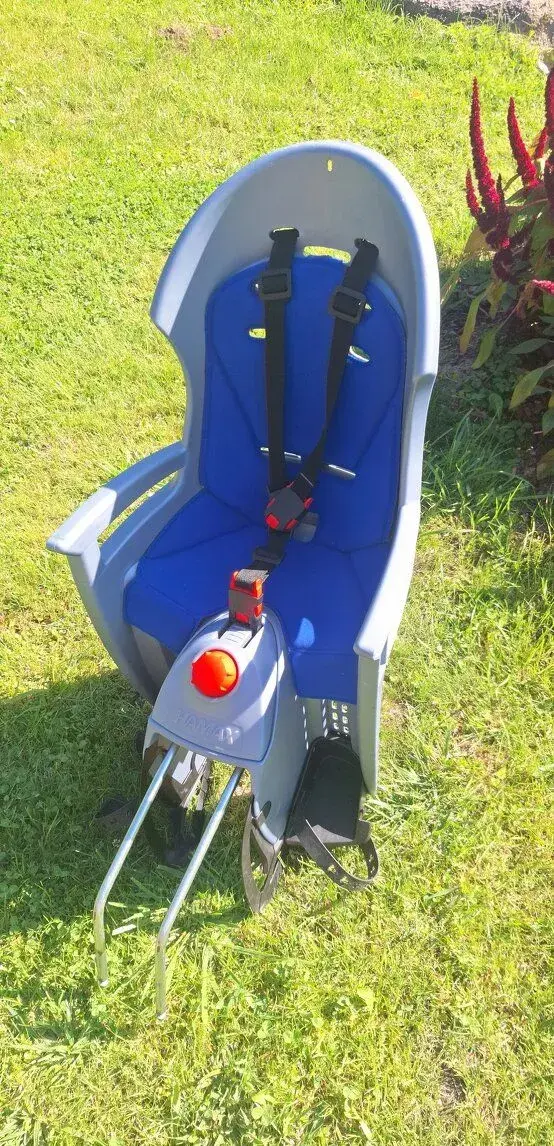 Cyklosedačka Hamax Siesta (do 22 kg) – šedá, plně funkční