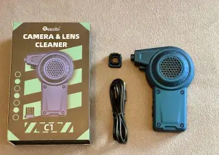 nabíjecí ofukovač čoček lens cleaner blower NOVÝ, -72%