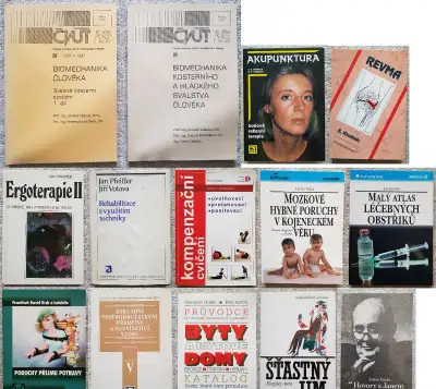 Odborné, naučné knihy, beletrie, detektivky