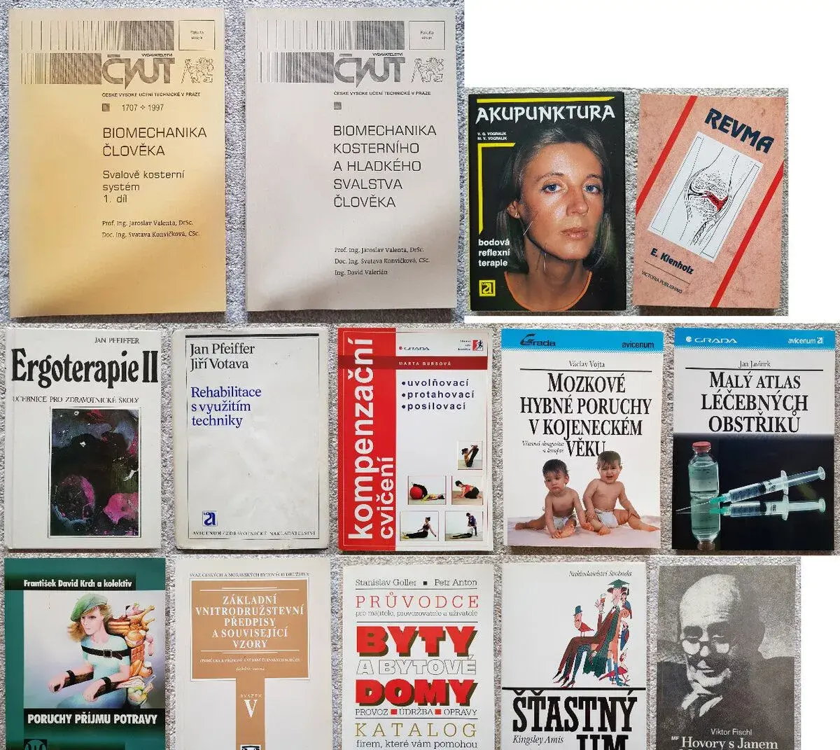 Odborné, naučné knihy, beletrie, detektivky