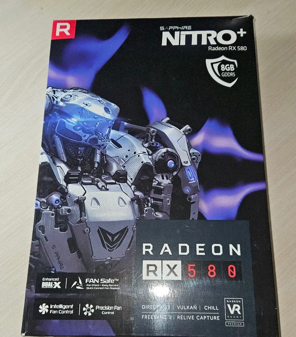 AMD Radeon Sapphire Nitro+ RX 580 8GB