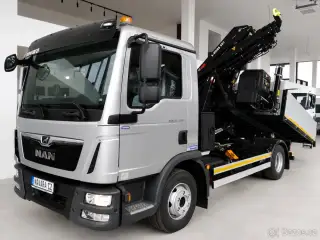 MAN TGL 12.250 + KONTEJNER S HYDRAULICKOU RUKOU HIAB