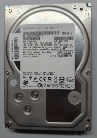 Hitachi Ultrastar 2TB - 4 kusy